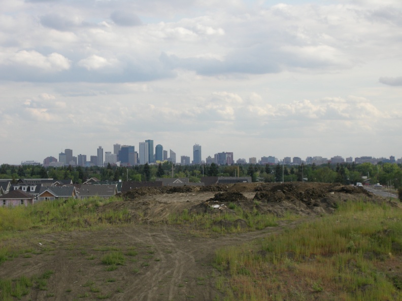 Focused on downtown from (Griesbach)