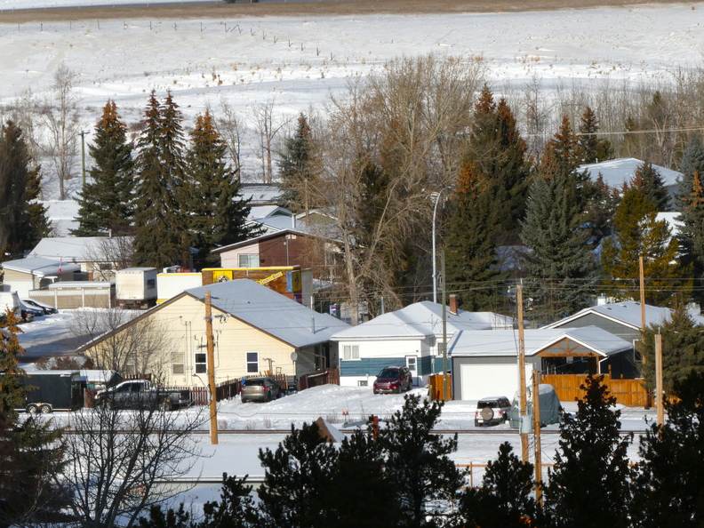 A look down on Blairmore